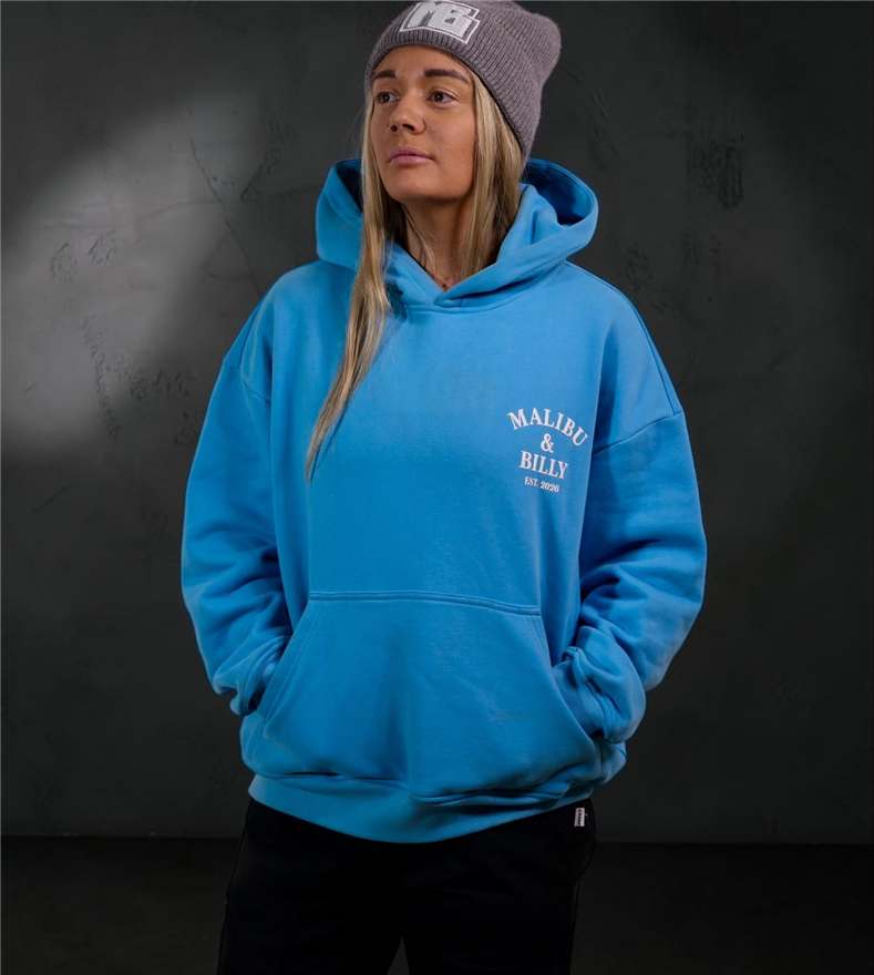 Blue Lagoon oversized hoodie, women 1