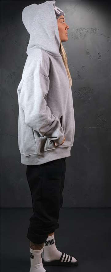 The O.G Grey oversized hoodie, women 8