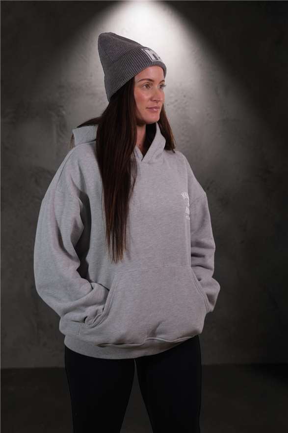 The O.G Grey oversized hoodie, women 1