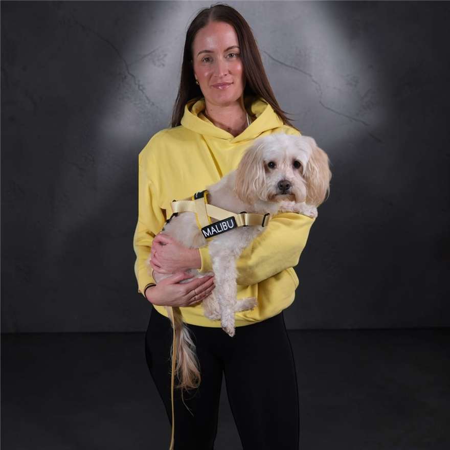 Lemon Drop oversized hoodie, women 6