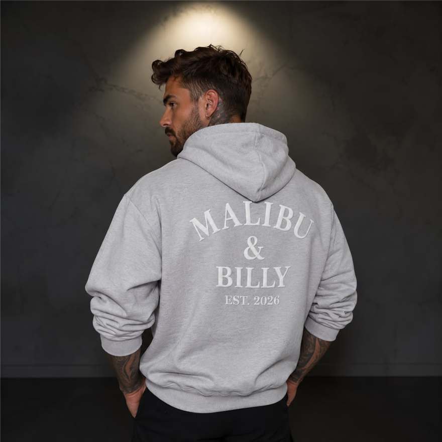 The O.G Grey oversized hoodie, men 2