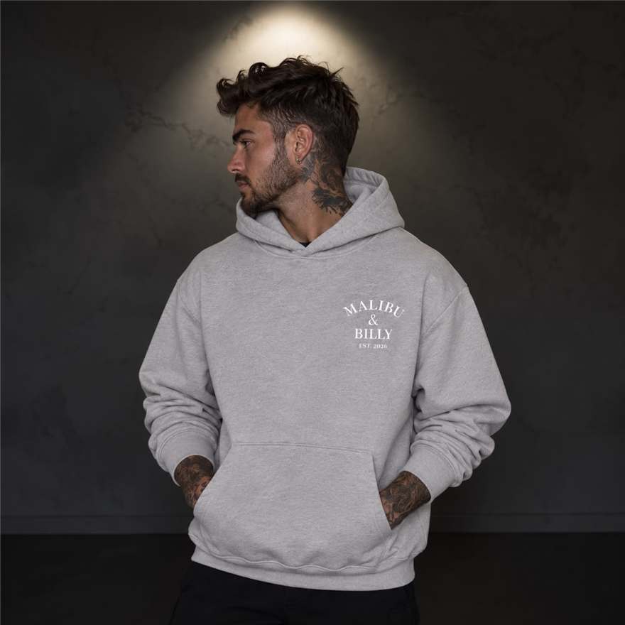 The O.G Grey oversized hoodie, men 1