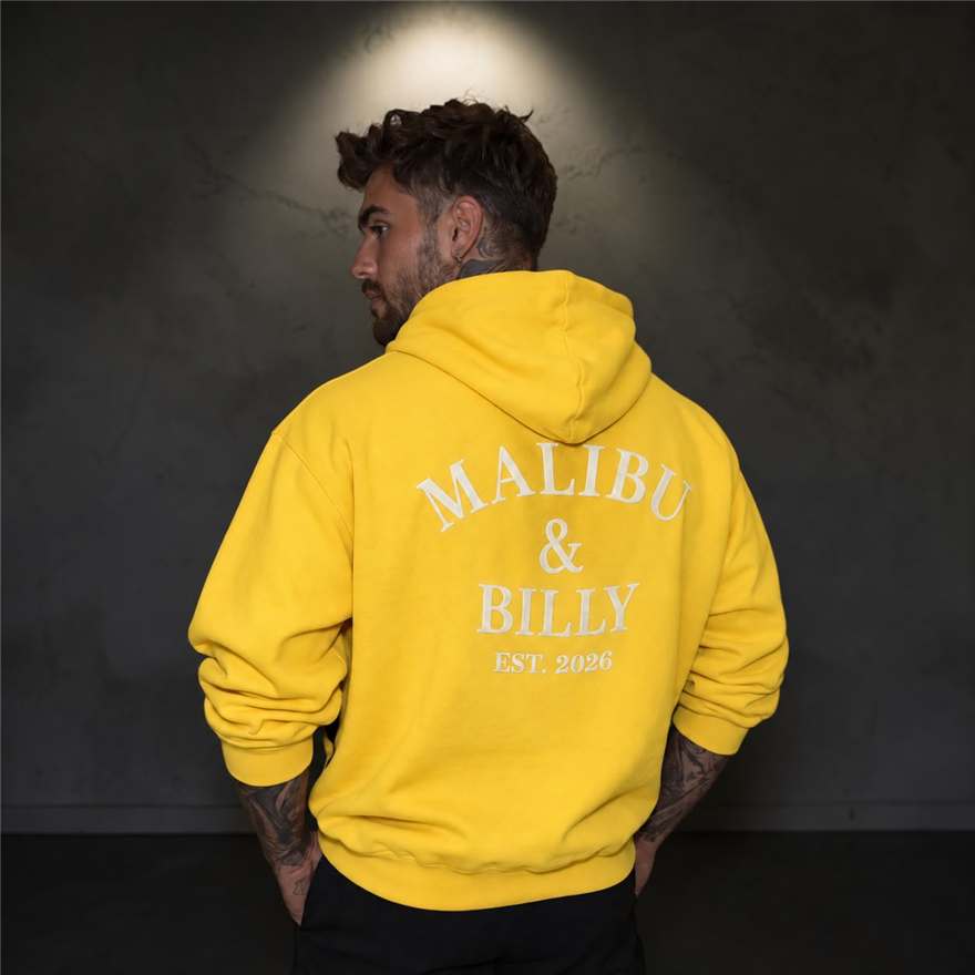 Lemon Drop oversized hoodie, men 2