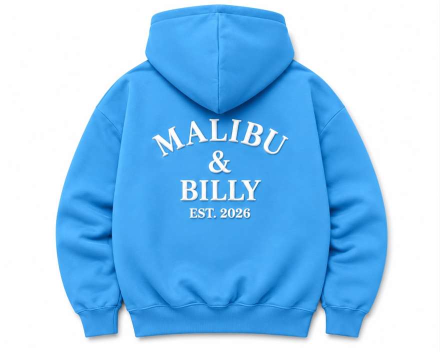 Blue Lagoon oversized hoodie, women 14